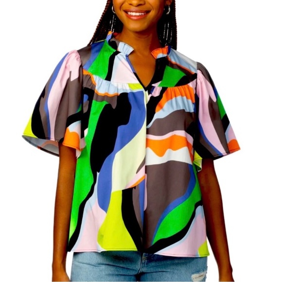 CROSBY by Mollie Burch Tops - BNWT Crosby by Mollie Burch Mattie top in Dopamine Size XS